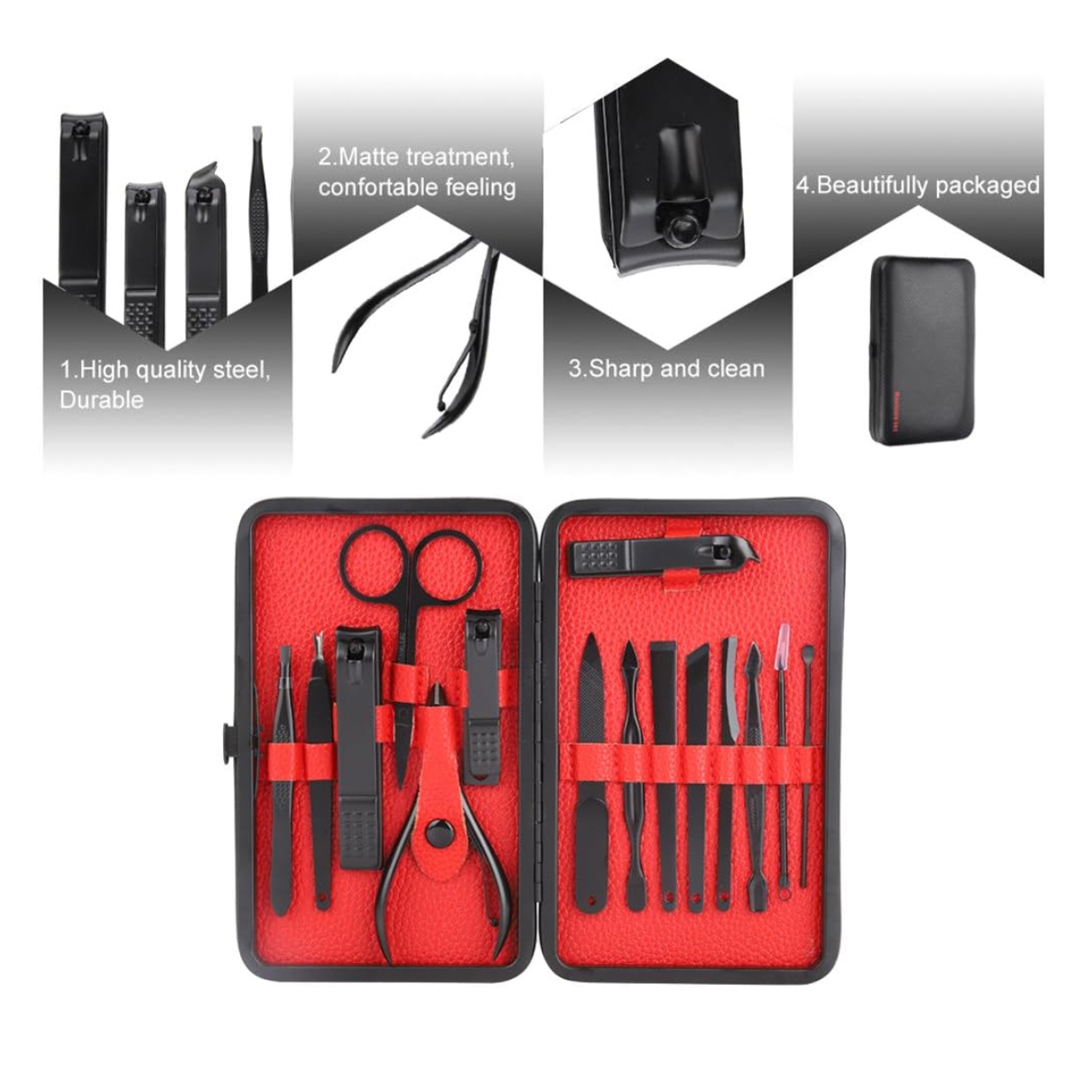 Manicura y Pedicura Kit de 18 piezas